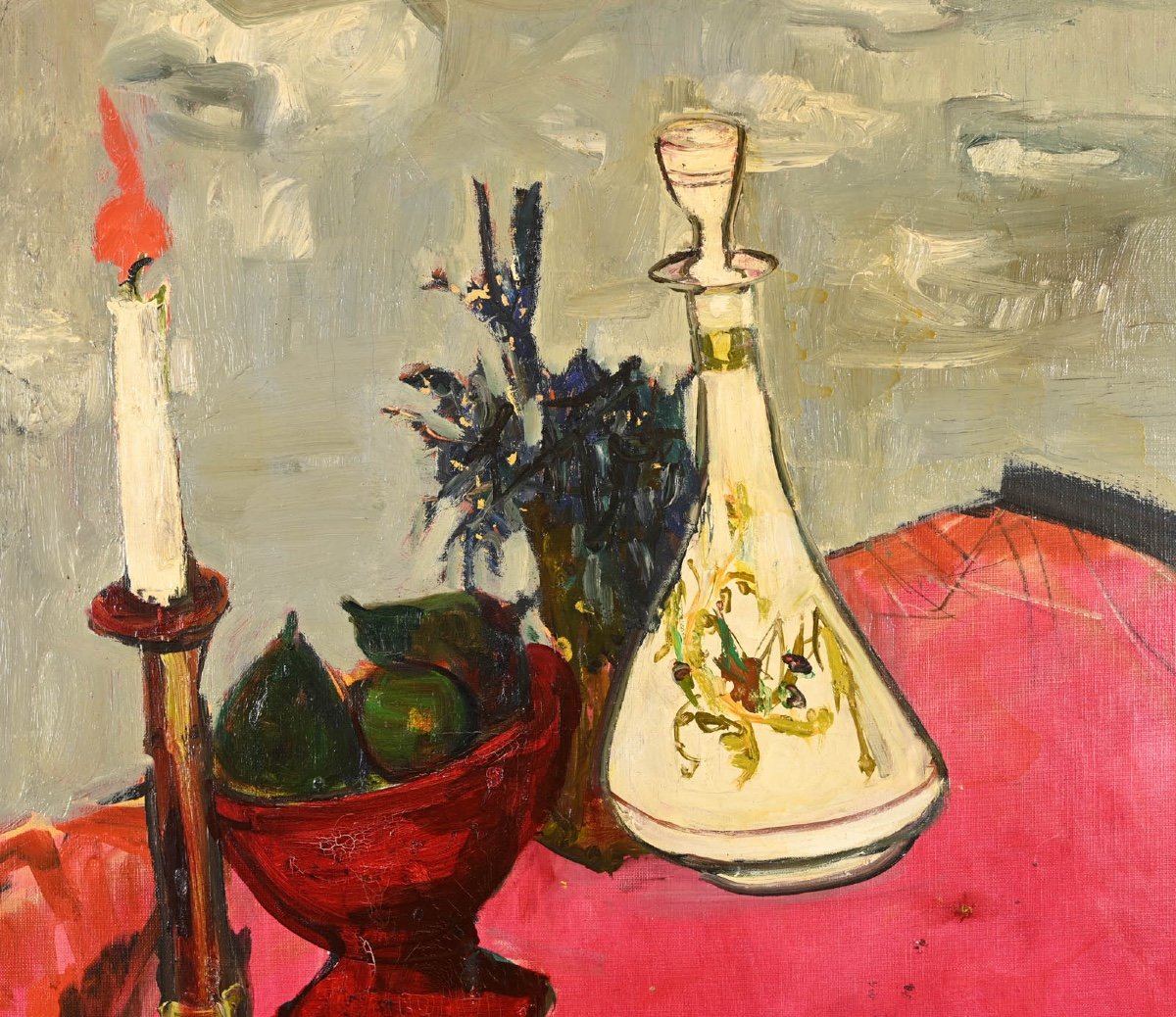 Guillemette Morand (1913-1989) - Still Life With A Gray Sky-photo-2