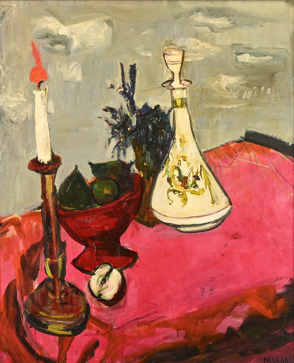 Guillemette Morand (1913-1989) - Still Life With A Gray Sky
