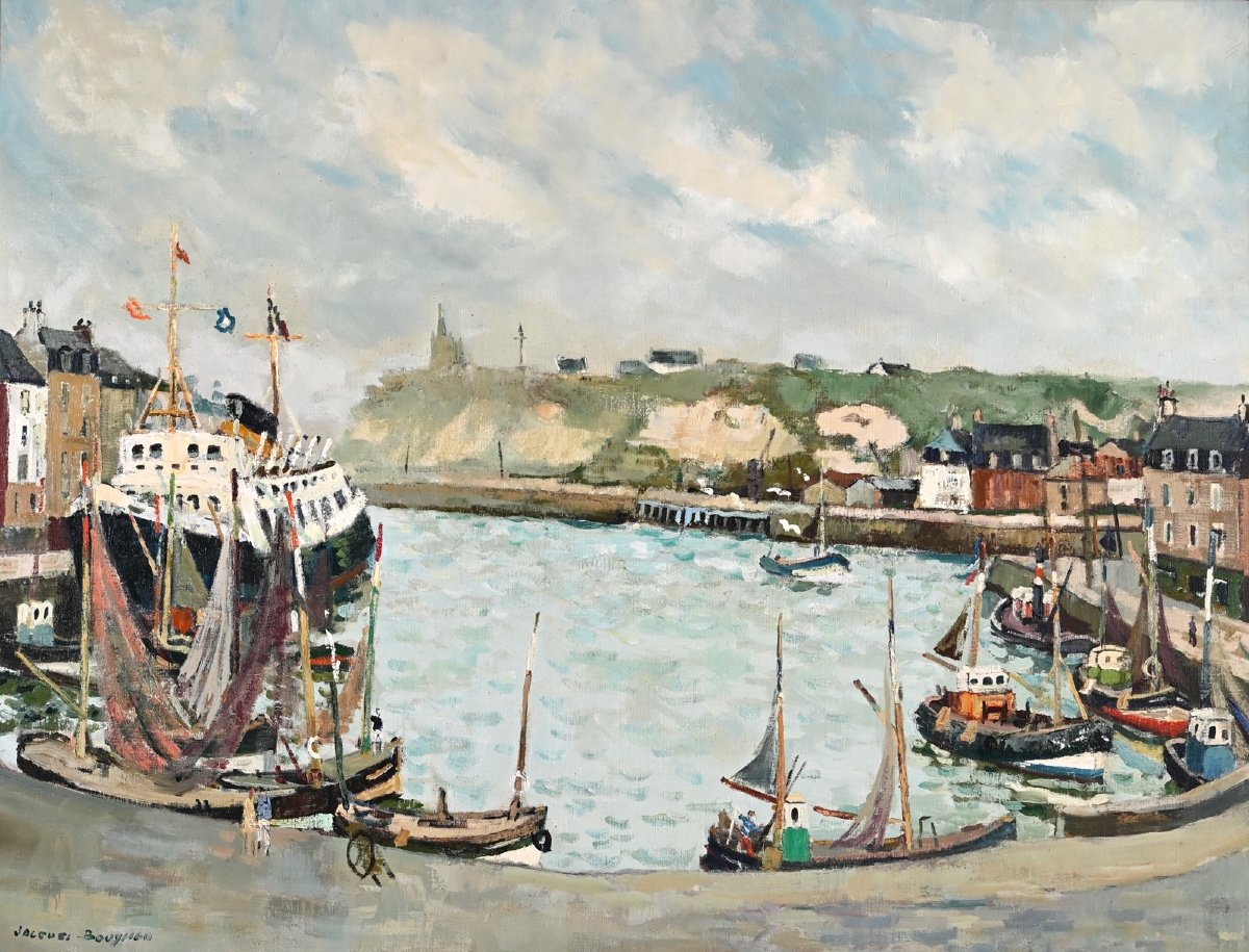 Jacques Bouyssou (1926-1997): The Port Of Dieppe