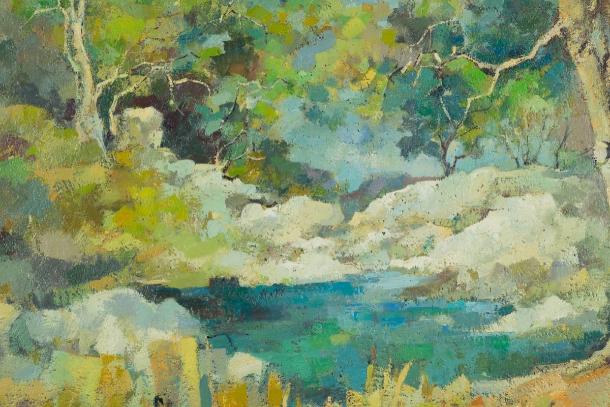 Jacques Sokol (1933-2023) : La Mare Aux Sangliers, 1972-photo-1