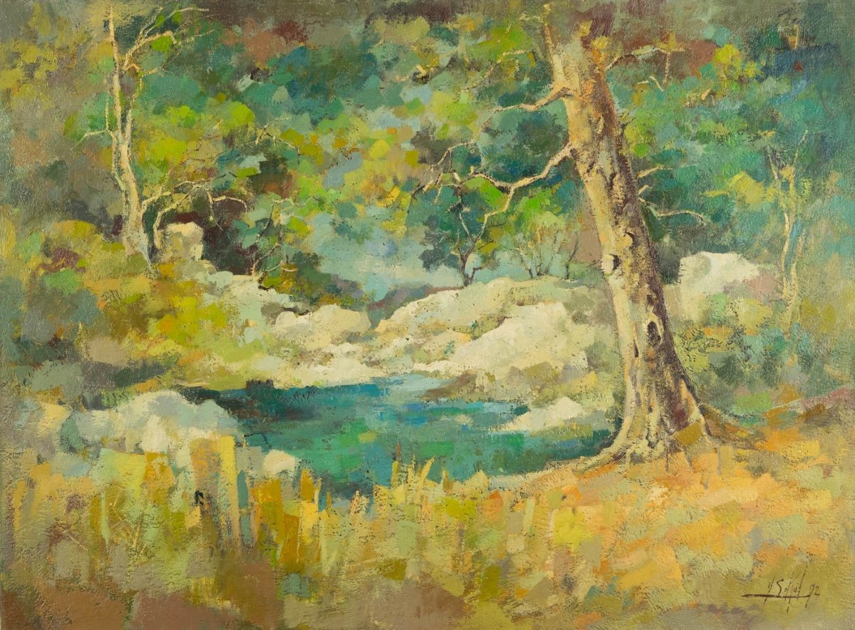 Jacques Sokol (1933-2023) : La Mare Aux Sangliers, 1972