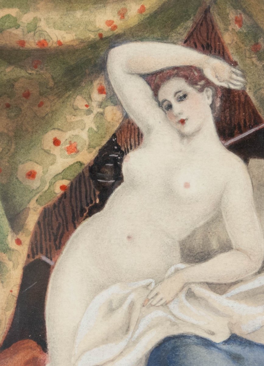 Ecole Française (xix-xx) - Nu Féminin-photo-2