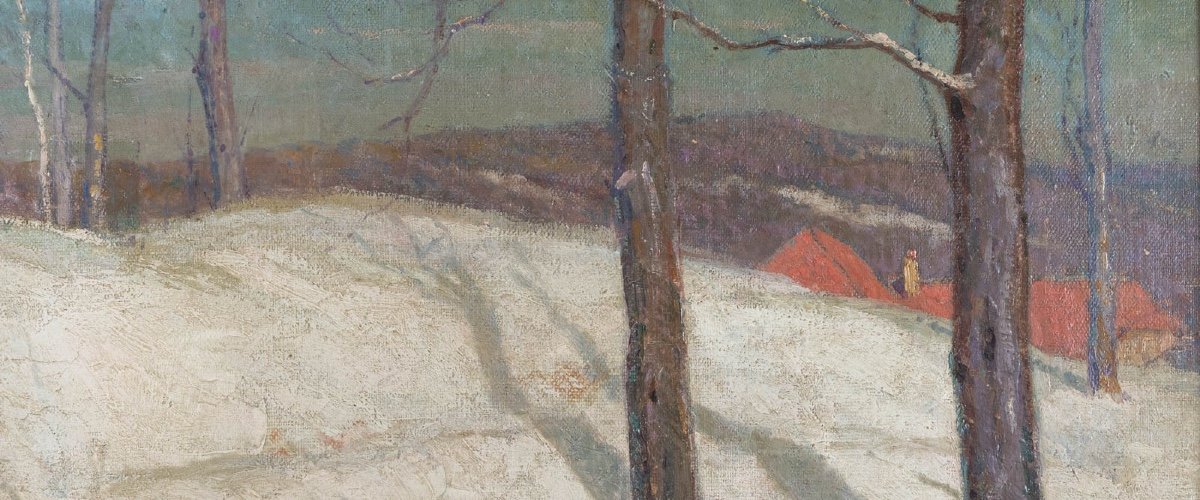 Jean Jacques Berne-bellecour (1874-1938): Snow Landscape-photo-2