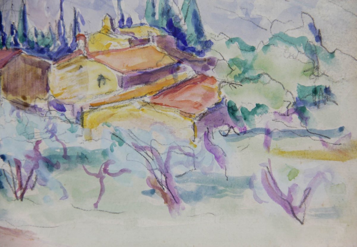 Paul Deltombe (1878-1971): Trésole, 1913-photo-3