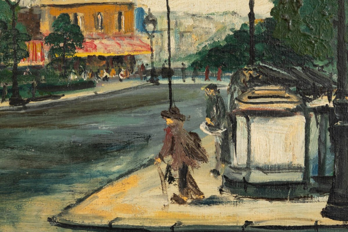 Pierre Farge (1878-1947) : Paris, Les Quais-photo-5