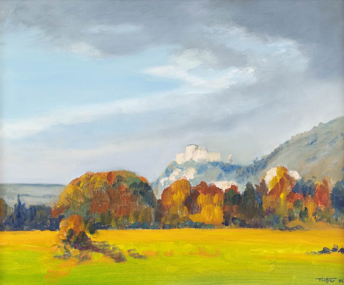 Robert Tuffier (1929-2005) Château Gaillard In Les Andelys, 1995
