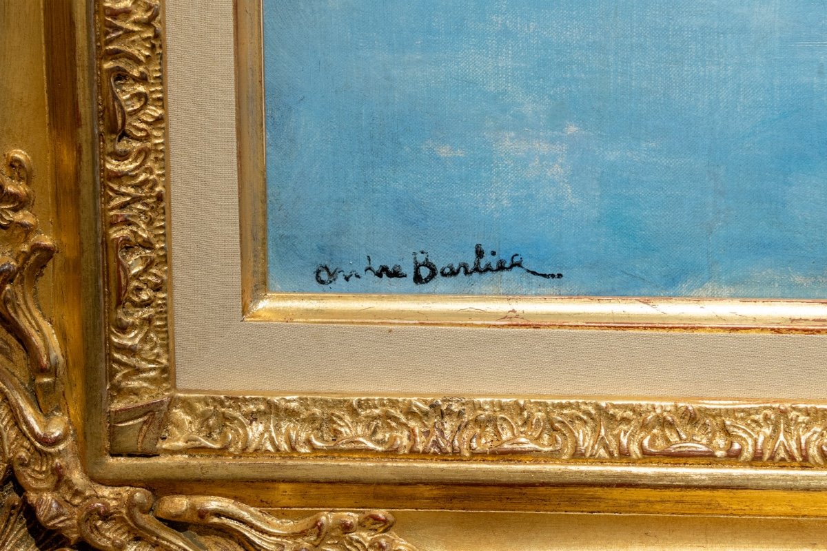 André Barbier (1883-1970): The Seine At Vétheuil-photo-4
