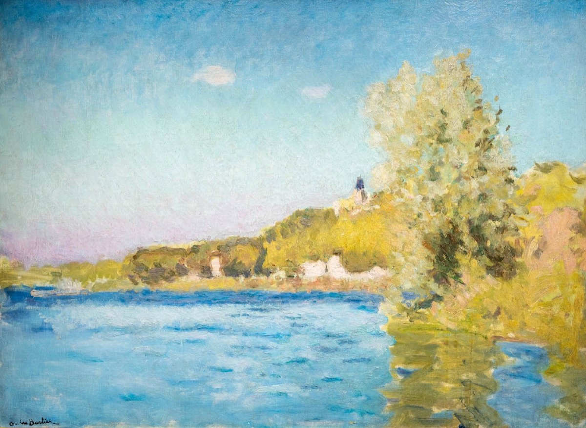 André Barbier (1883-1970): The Seine At Vétheuil