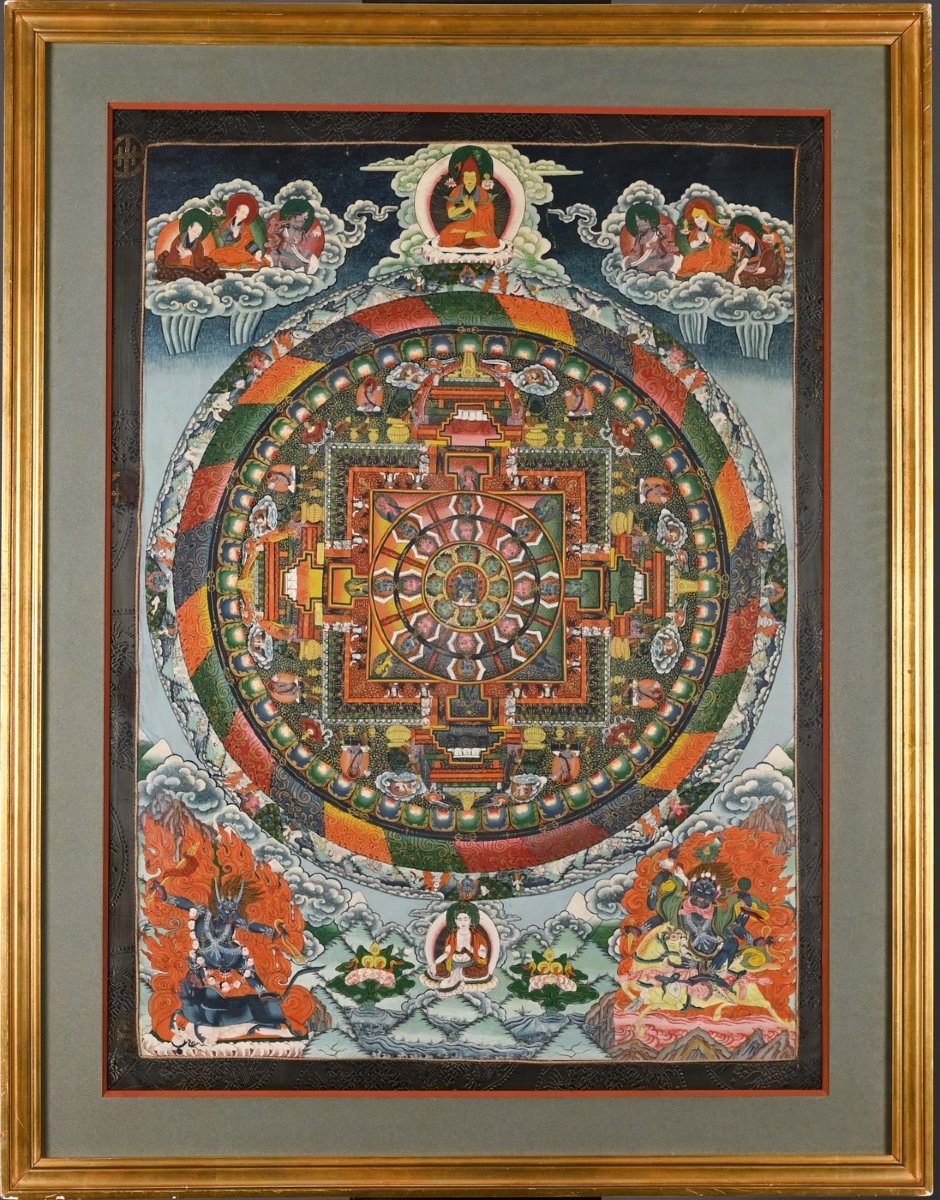 Thangka: Heruka Mandala, Tibet Early 20th 