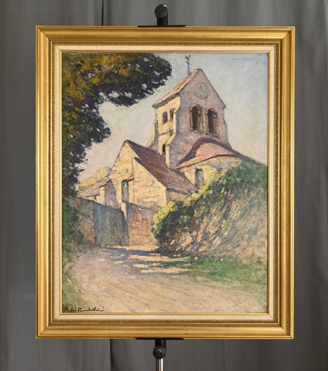 André PREVOT-VALERI (1890 - 1959) : l'église, Granville -photo-2