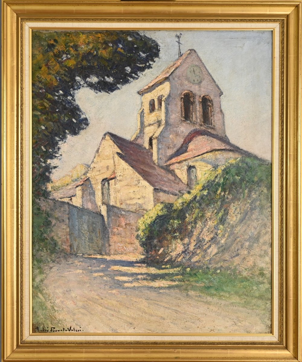  André PREVOT-VALERI (1890 - 1959) : l'église, Granville -photo-3
