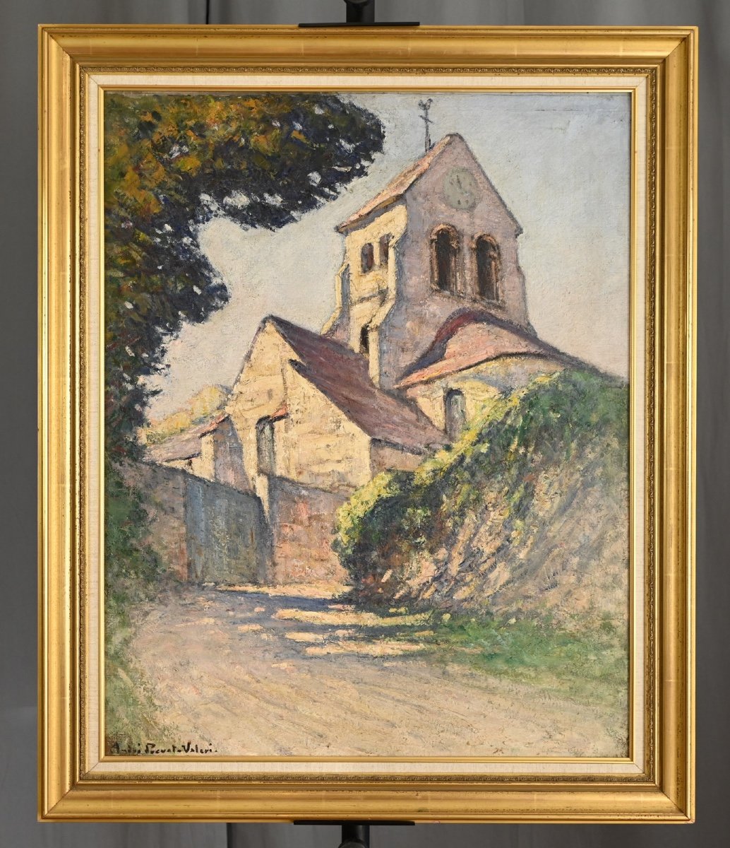  André PREVOT-VALERI (1890 - 1959) : l'église, Granville -photo-6
