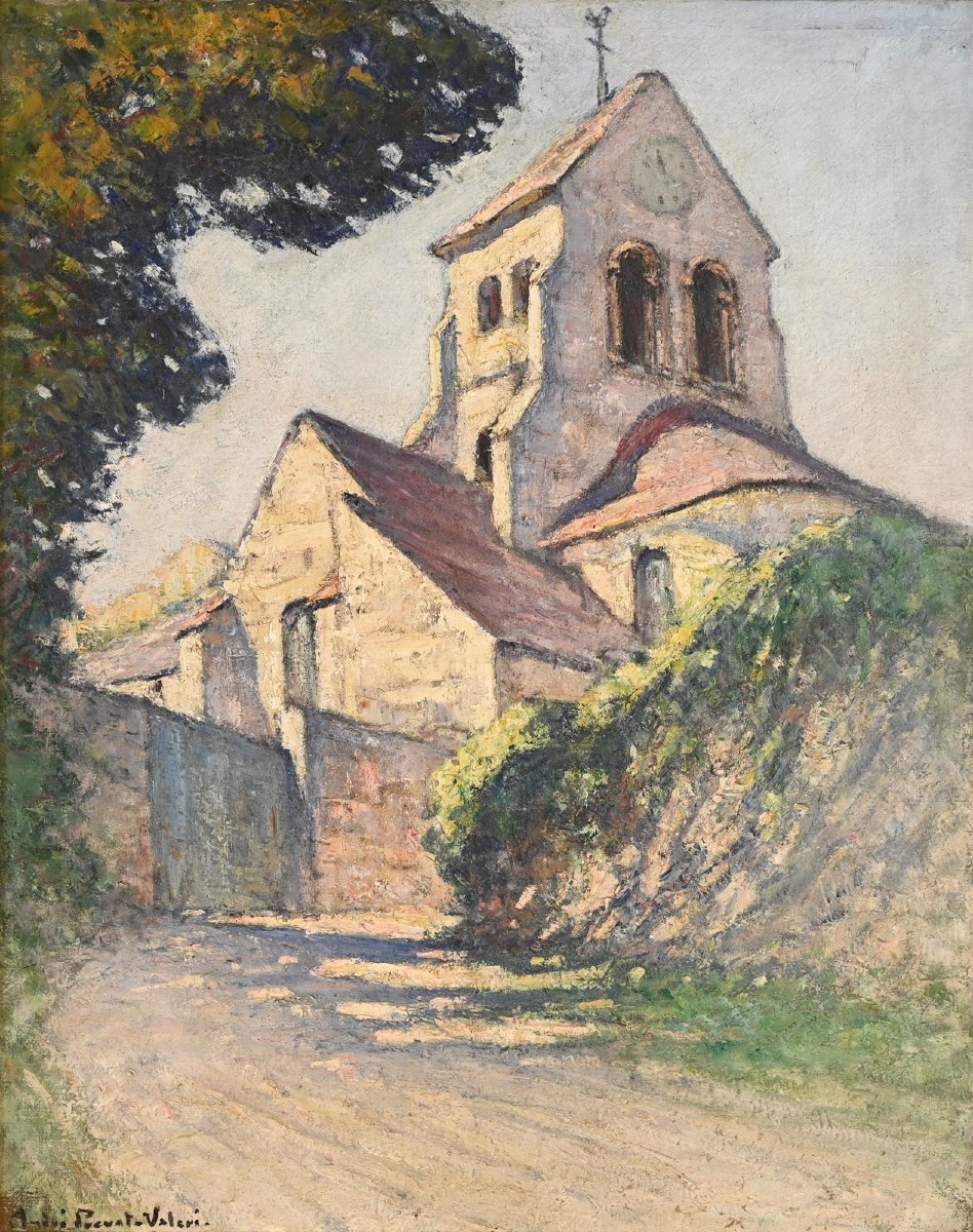  André PREVOT-VALERI (1890 - 1959) : l'église, Granville 