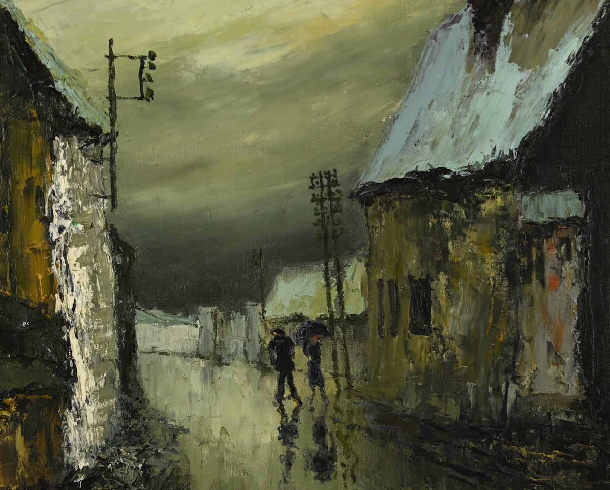  René PRIN (1905 - 1985) : Ciel d'orage-photo-2