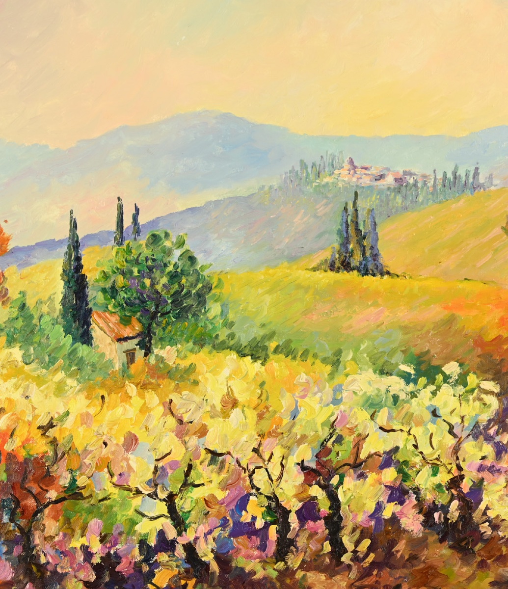  Christiane STENFORT (1940) : Vignoble minervois-photo-2