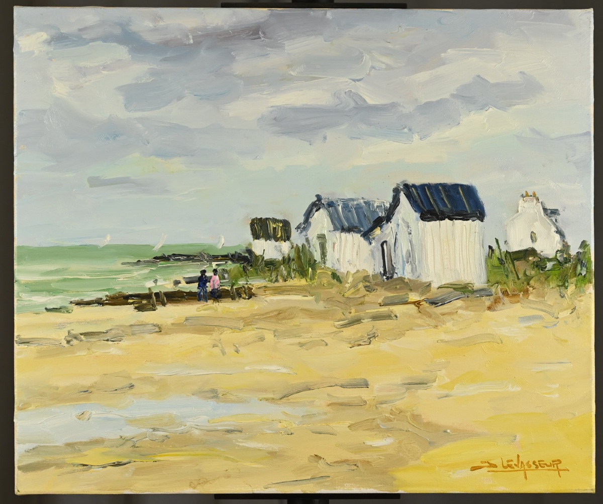 Jean LEVASSEUR (1935 - 2024) : Plage d'Asnelles-photo-2