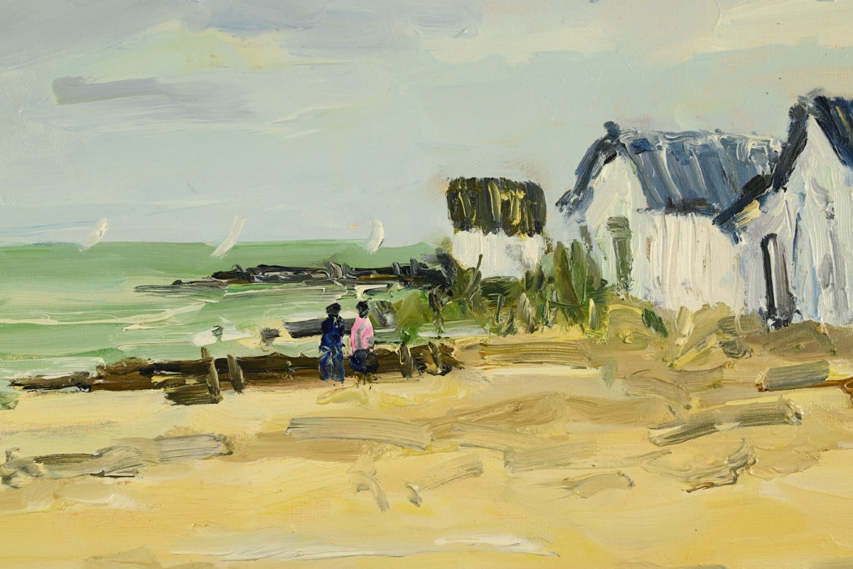 Jean LEVASSEUR (1935 - 2024) : Plage d'Asnelles-photo-1