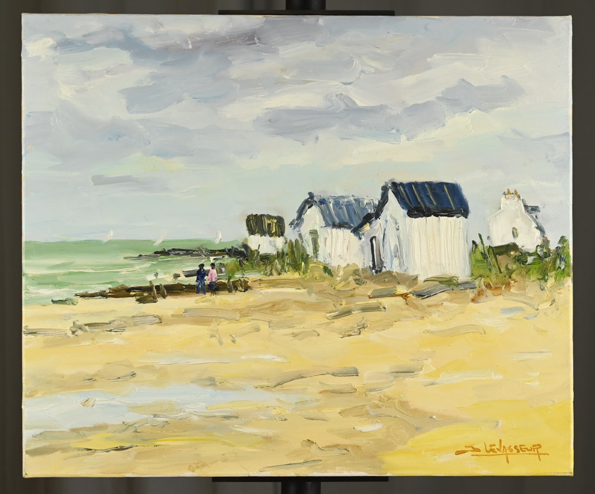 Jean LEVASSEUR (1935 - 2024) : Plage d'Asnelles-photo-3