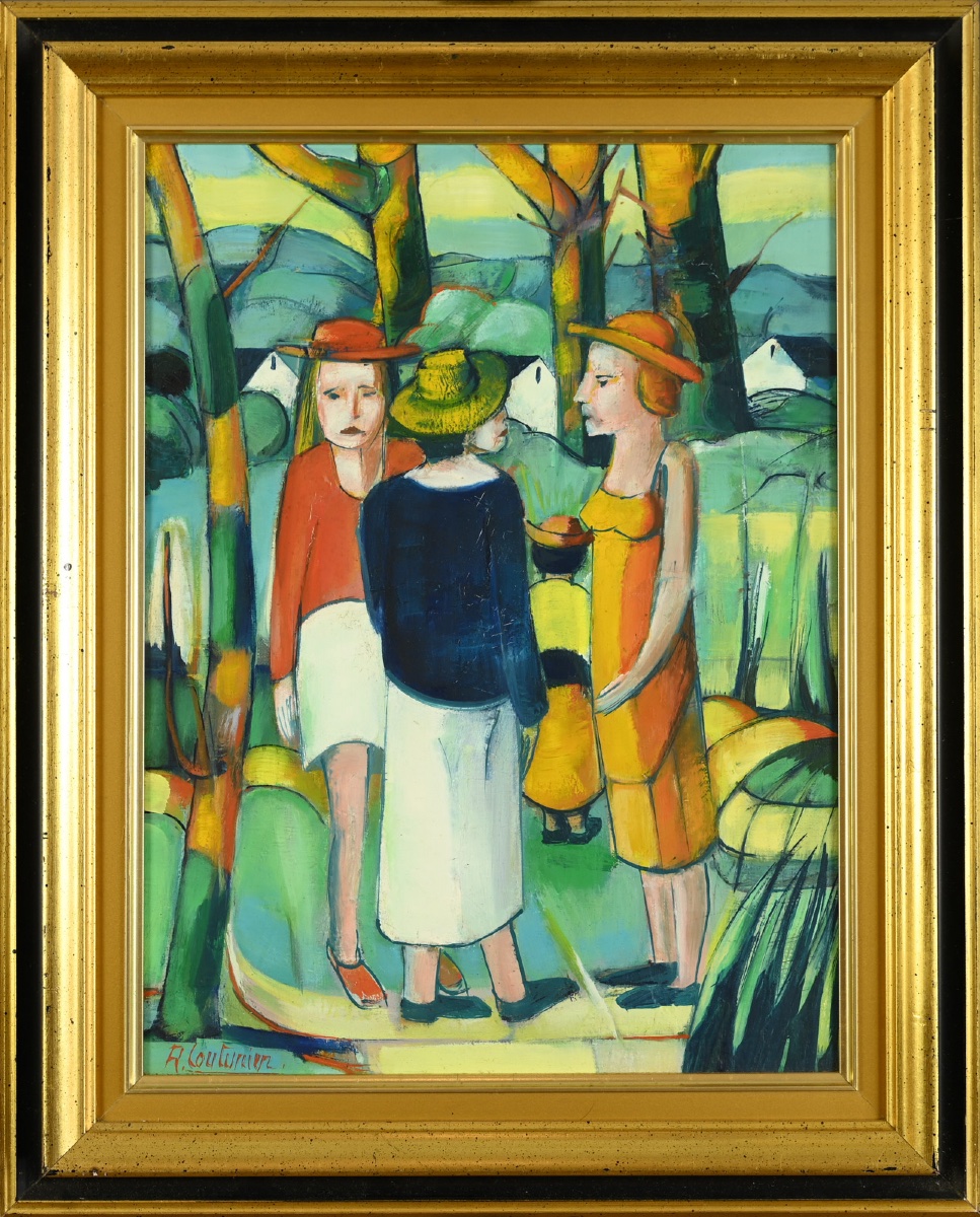  René COUTURIER (1933 - 2008) 3 personnages-photo-2