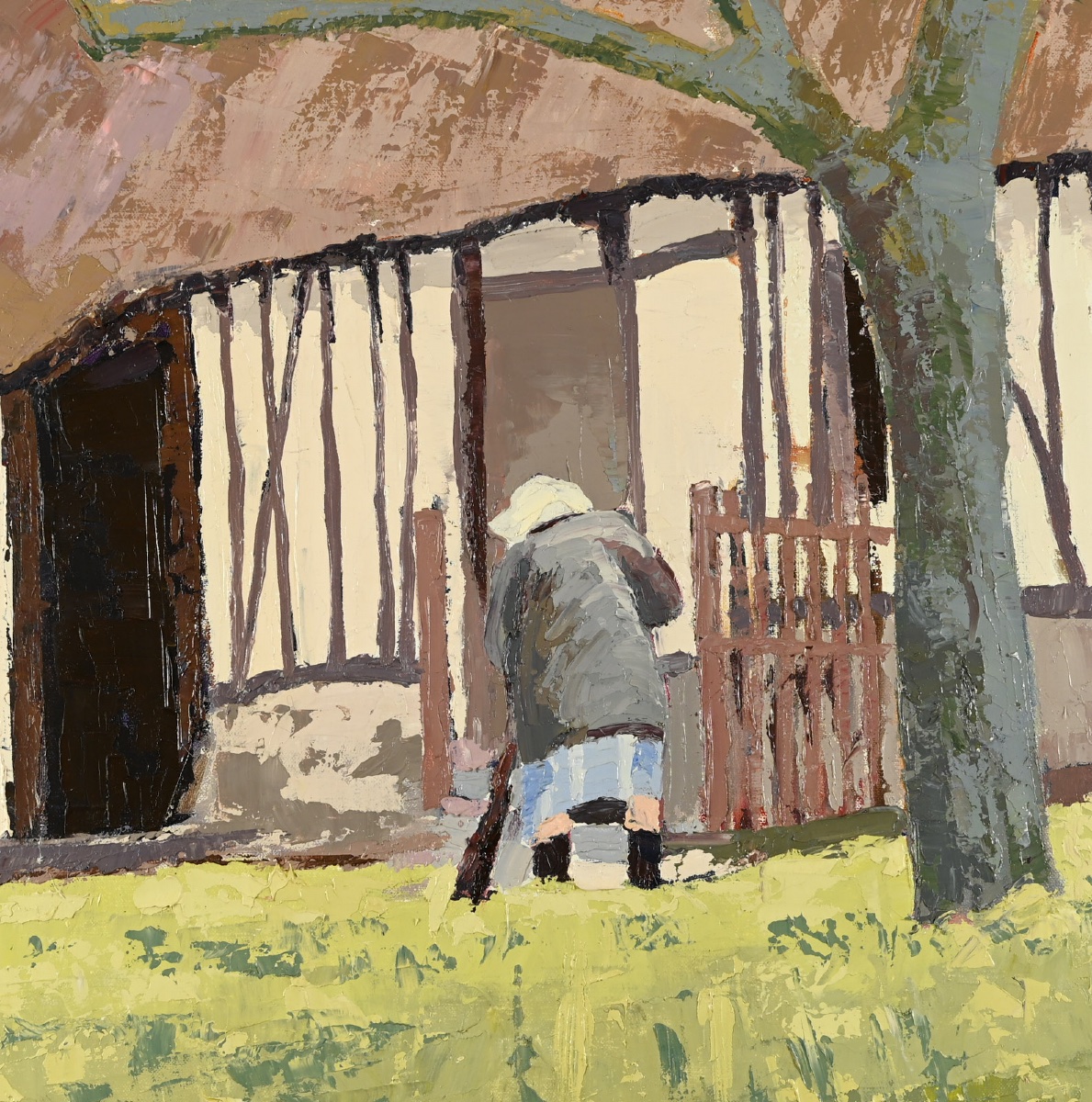 Yves Offret (1946 - 2004) - At The Marais Vernier-photo-3