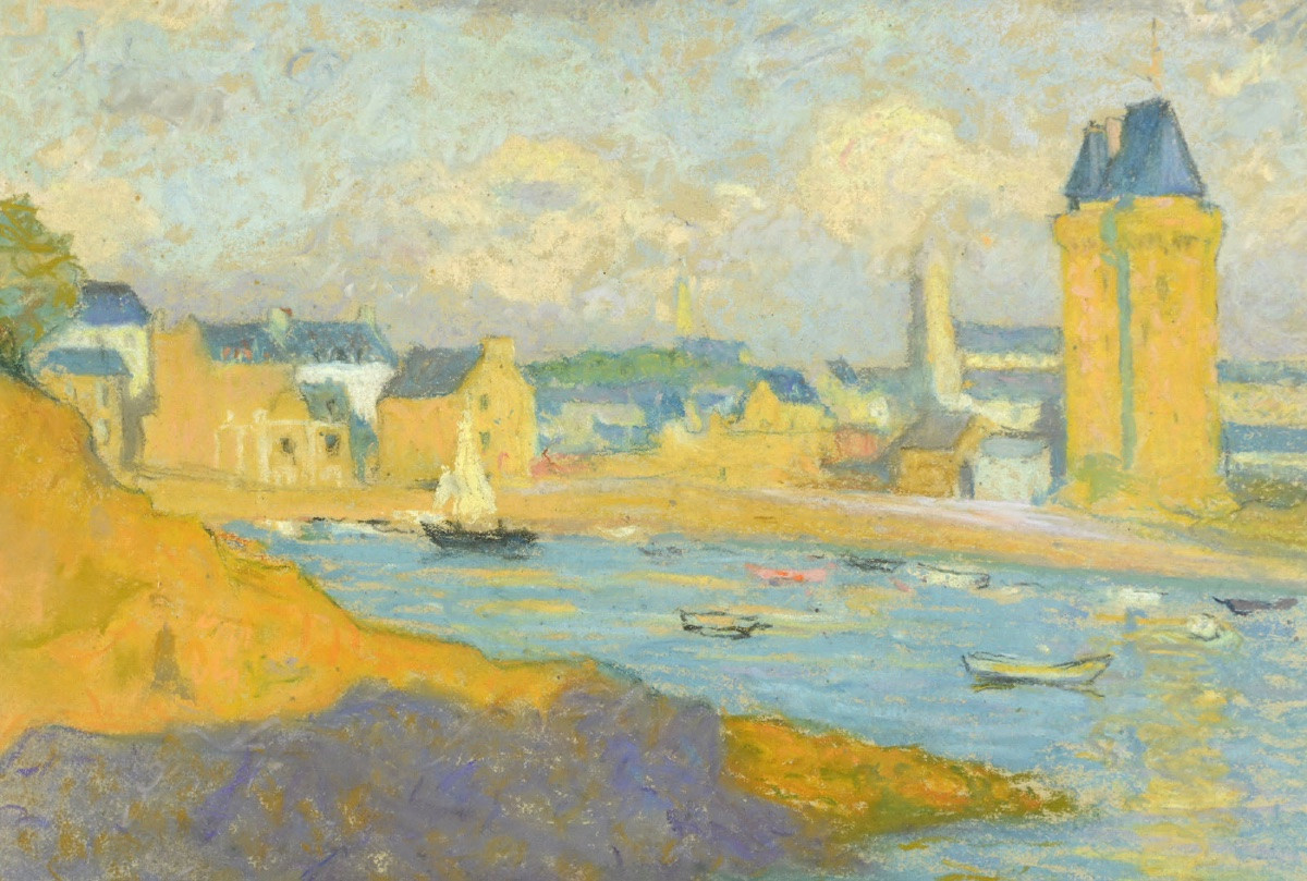 Raymond THIBESART (1874–1968):  La Tour Solidor, Saint‑Servan, 1914 -photo-2