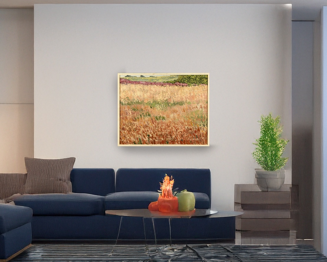 Yves Offret (1946 - 2004) - Willowherb And Orange Herbs-photo-2