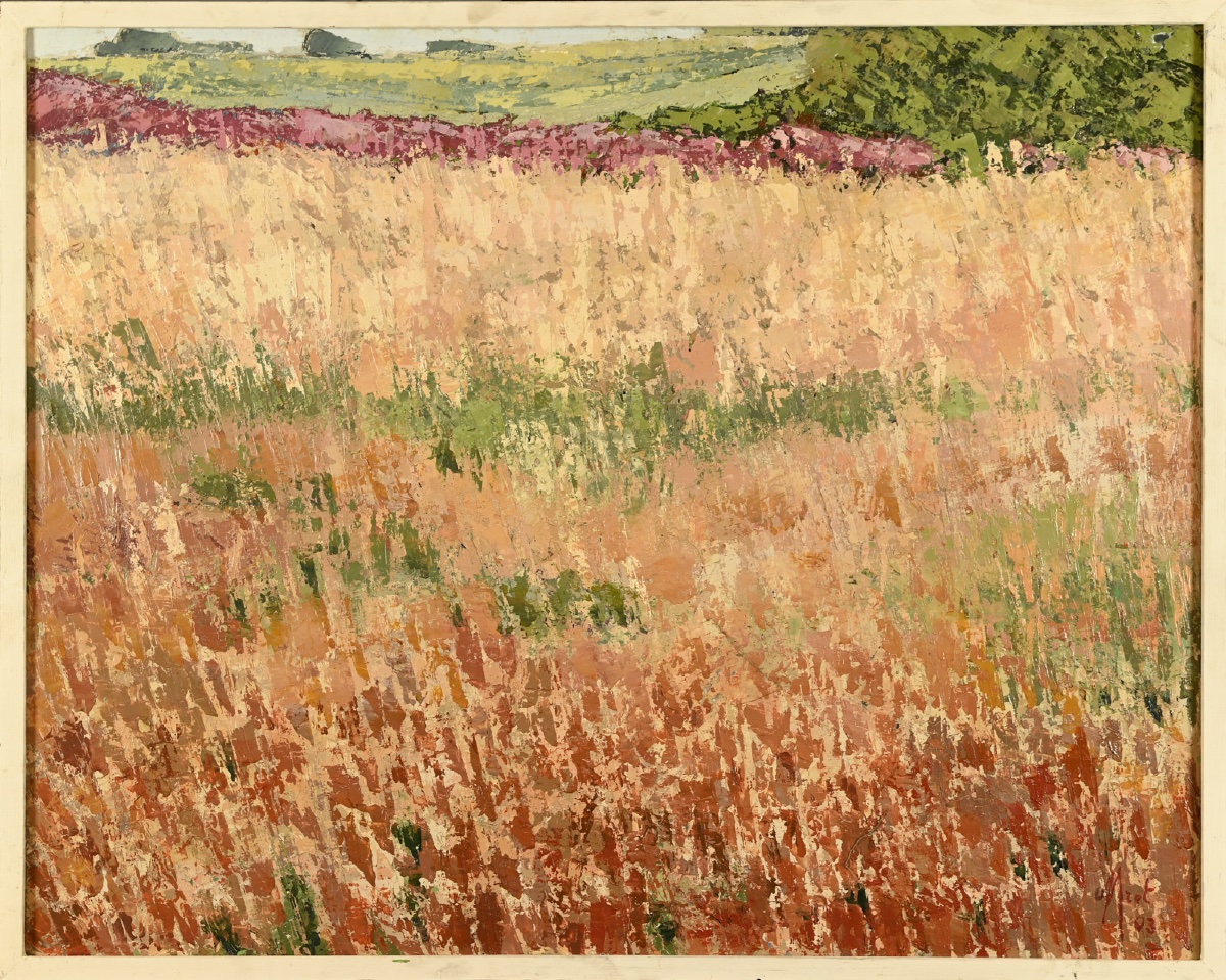 Yves Offret (1946 - 2004) - Willowherb And Orange Herbs-photo-3