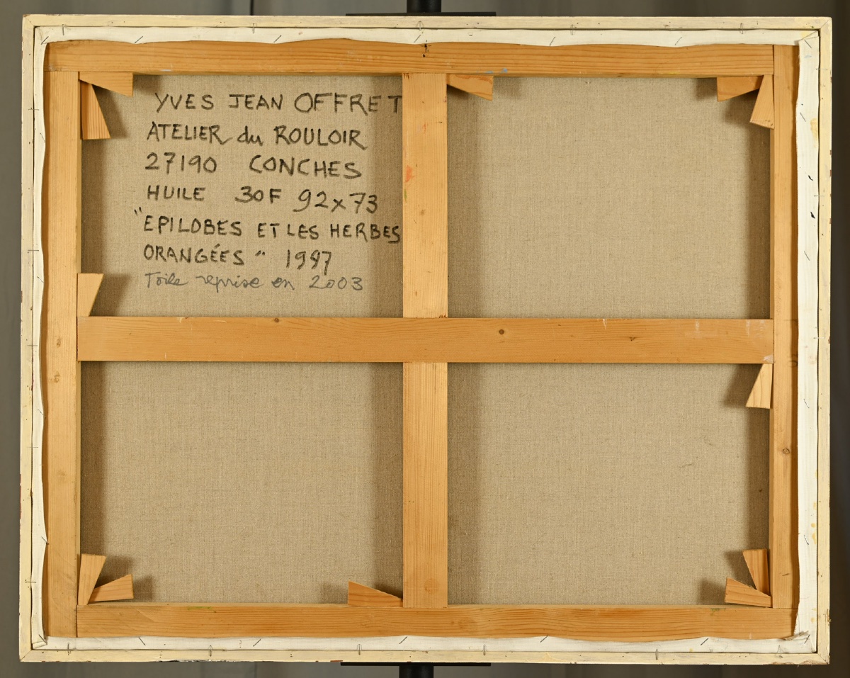 Yves Offret (1946 - 2004) - Willowherb And Orange Herbs-photo-4