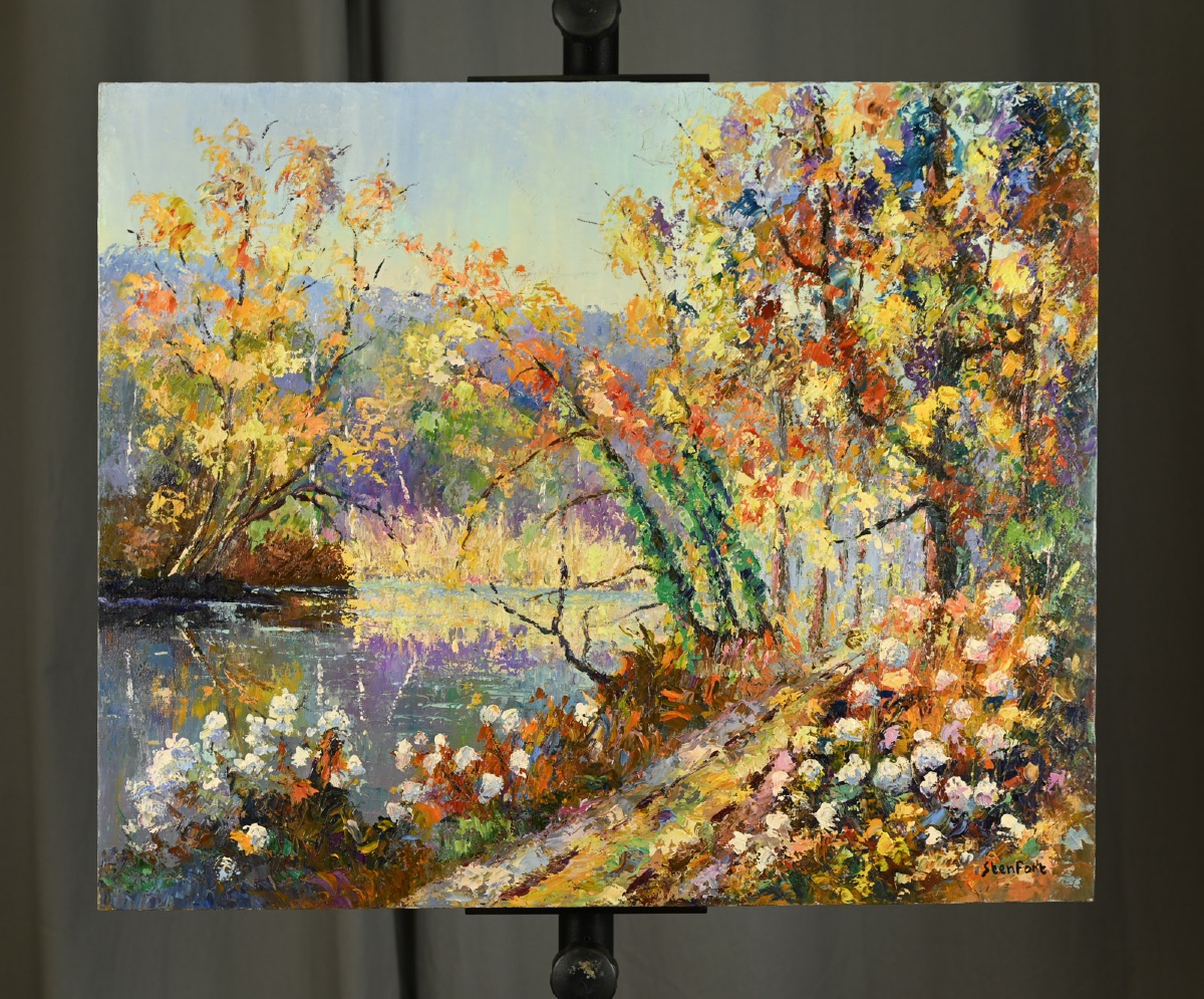 Christiane Stenfort (born In 1940) - The Pond-photo-2