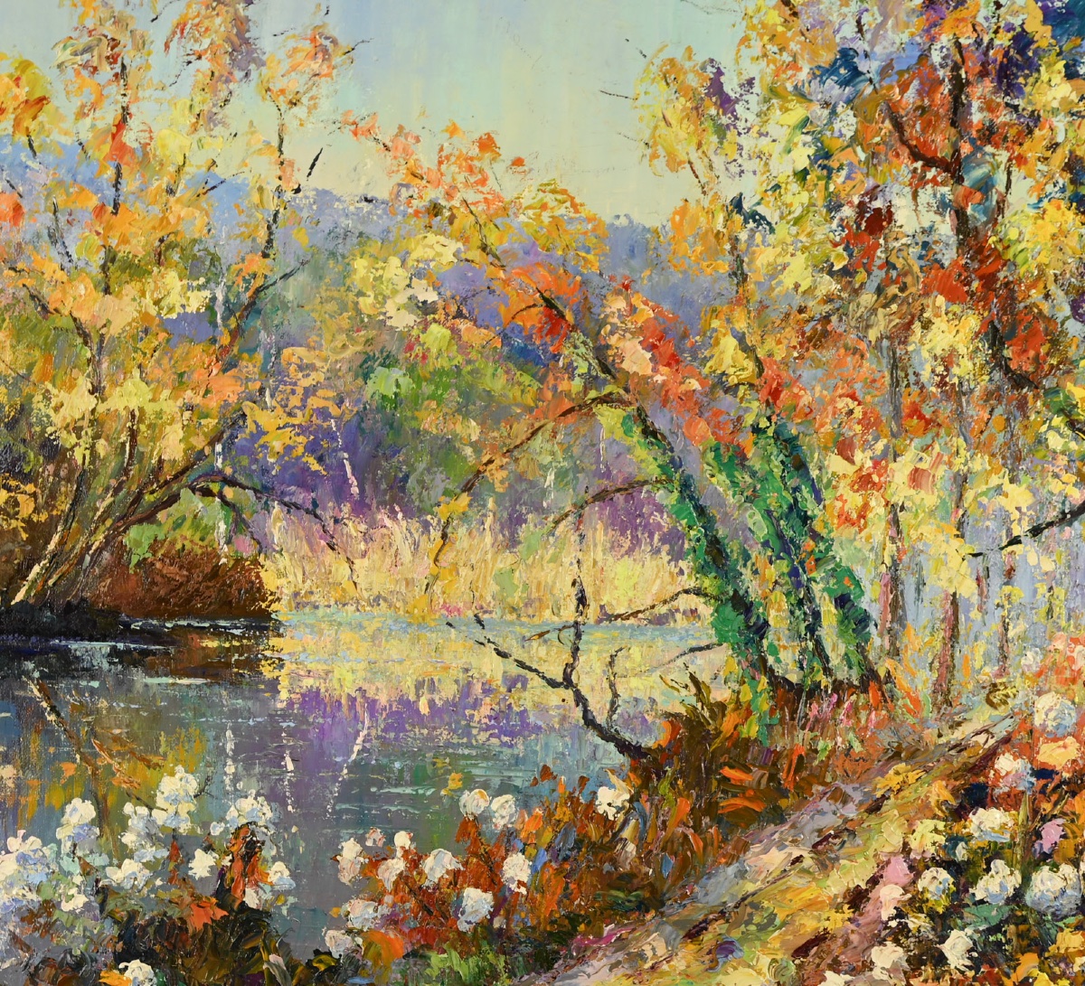 Christiane Stenfort (born In 1940) - The Pond-photo-3