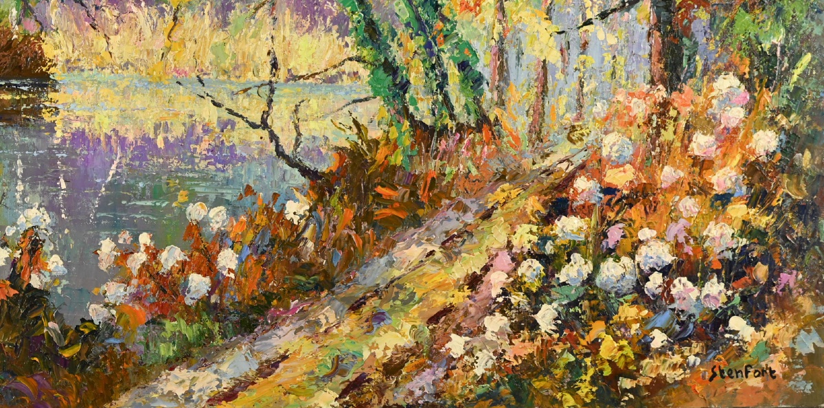 Christiane Stenfort (born In 1940) - The Pond-photo-2