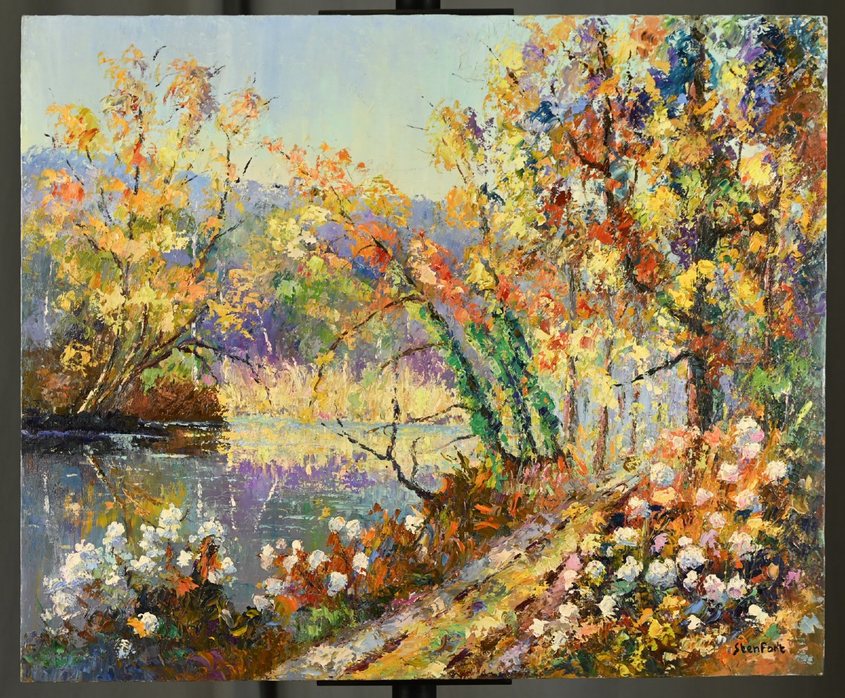 Christiane Stenfort (born In 1940) - The Pond-photo-4