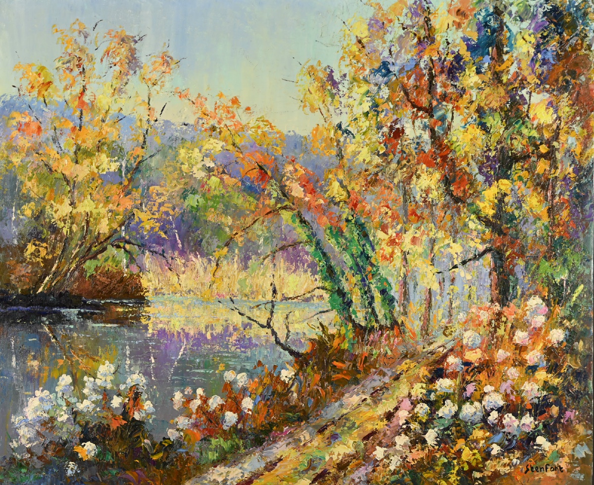 Christiane Stenfort (born In 1940) - The Pond