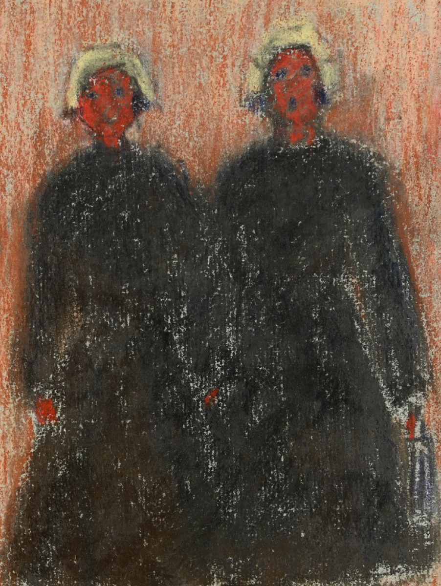 Lyne Seybel (1919-2009) - Two Sisters In Venice-photo-4