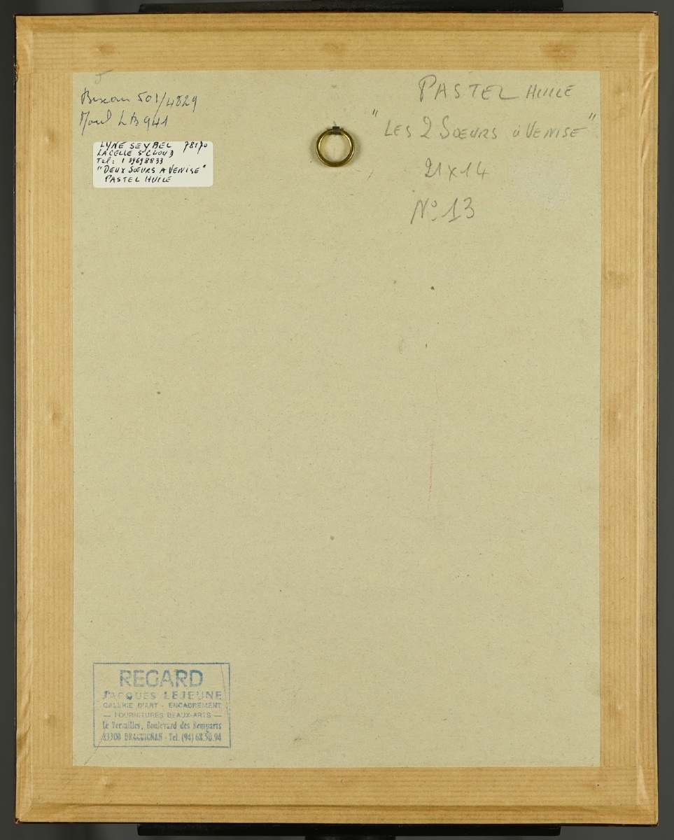 Lyne Seybel (1919-2009) - Two Sisters In Venice-photo-4