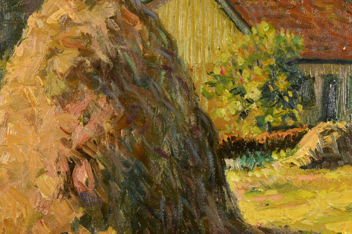 Albert MALET (1905-1986) : Paysage du Cantal-photo-4