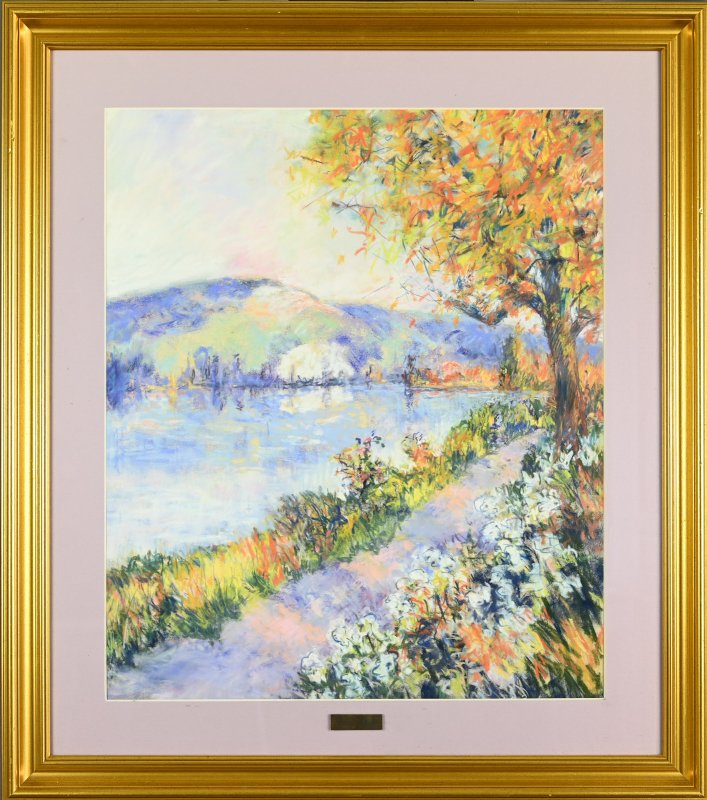 Edge Of The Seine In Autumn-photo-3