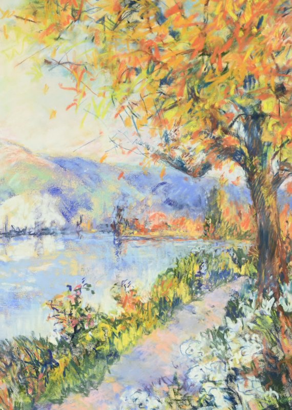 Edge Of The Seine In Autumn-photo-1