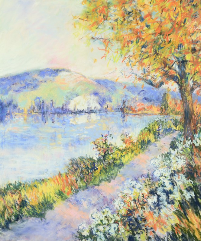 Edge Of The Seine In Autumn