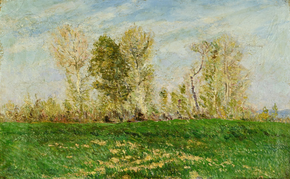 Auguste Louis Roure (1878 - 1936) Spring Landscape