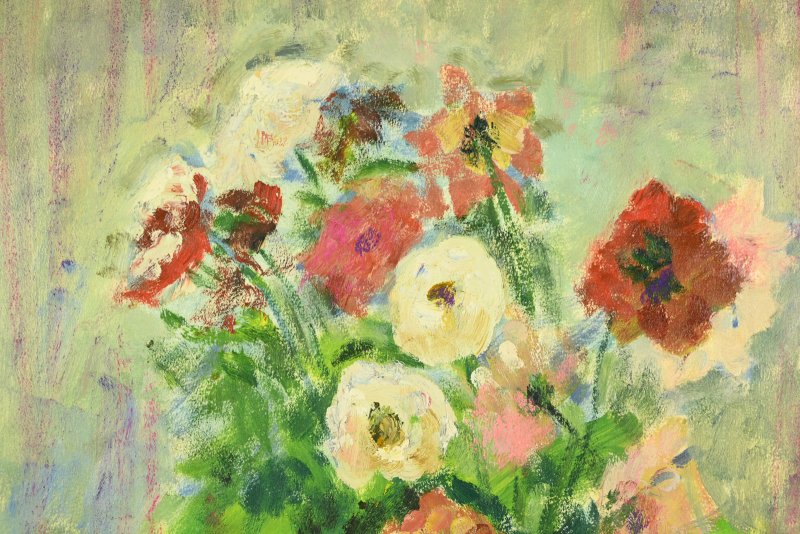 Lyne SEYBEL (1919-2009) : Fleurs-photo-1