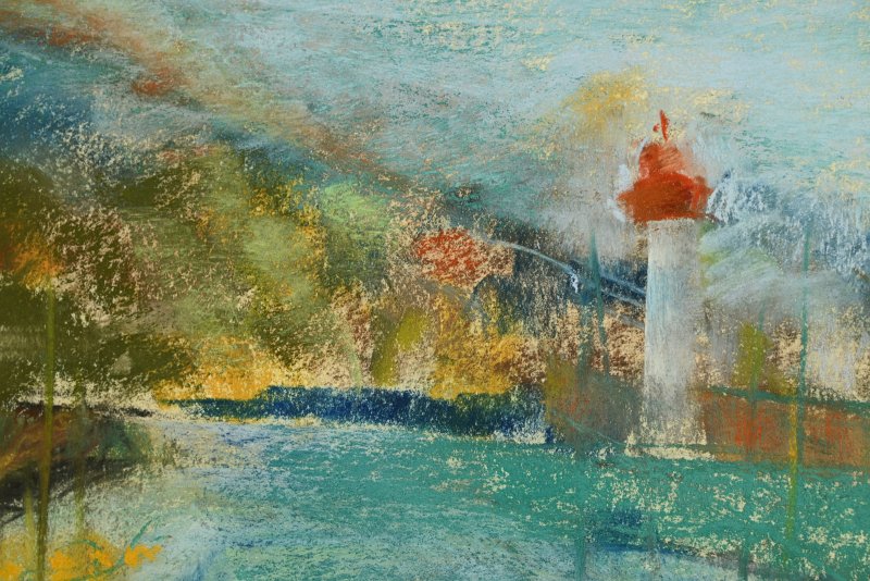 Lyne SEYBEL (1919-2009) : Petit port du midi-photo-1