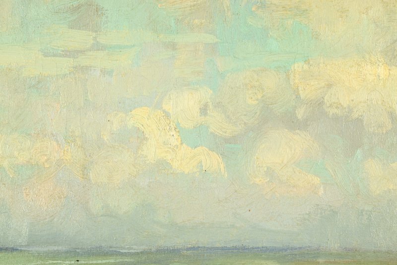 Albert Malet (1905-1986) : Fishermen At Low Tide-photo-2