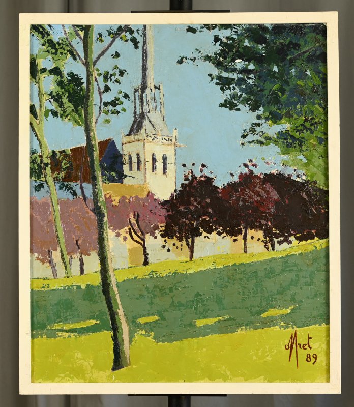 Yves OFFRET (1946 - 2004) : Le printemps sous la parc-photo-3