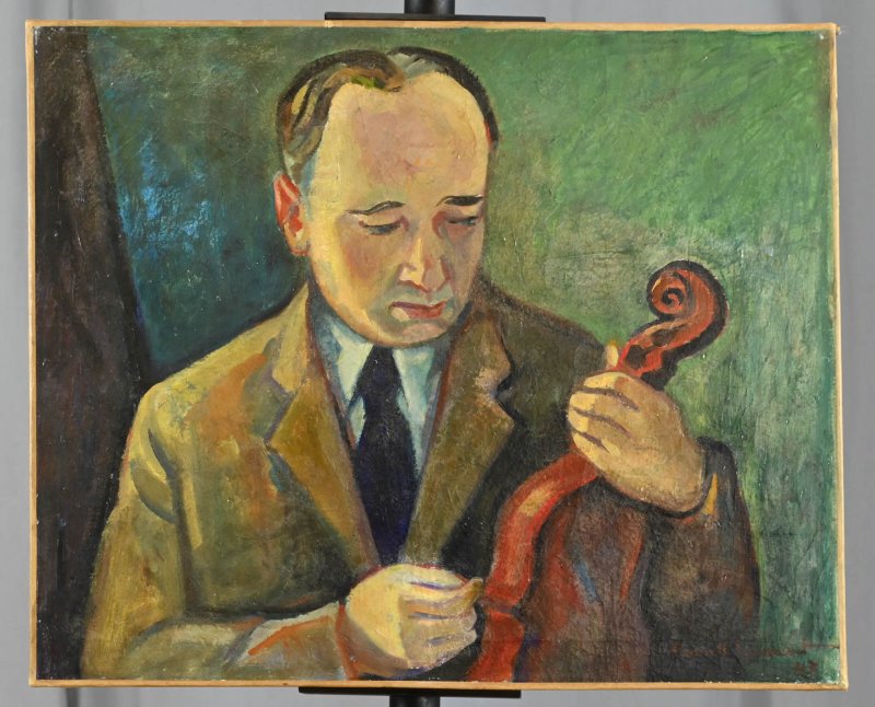Franck Innocent (1912-1983) :the Violinist-photo-3
