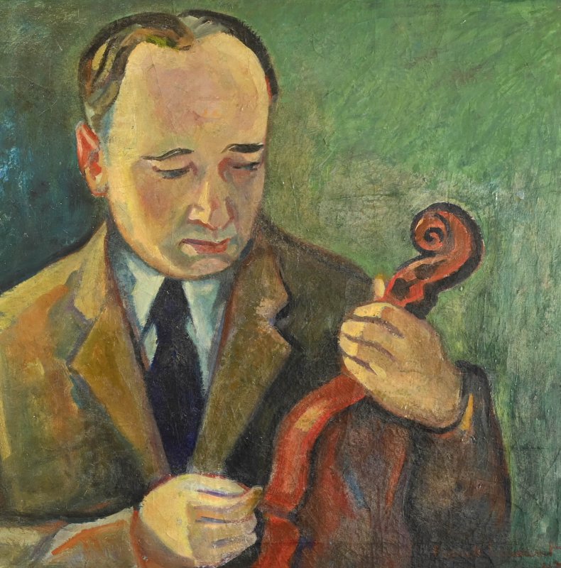 Franck Innocent (1912-1983) :the Violinist-photo-4