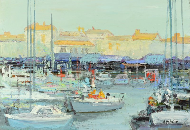 Marcel PELTIER (1924 - 1998) : Ile de Ré-photo-3