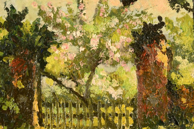 Malet Albert (1905-1986) :apple Trees In Bloom-photo-1