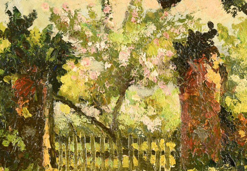 Malet Albert (1905-1986) :apple Trees In Bloom-photo-2