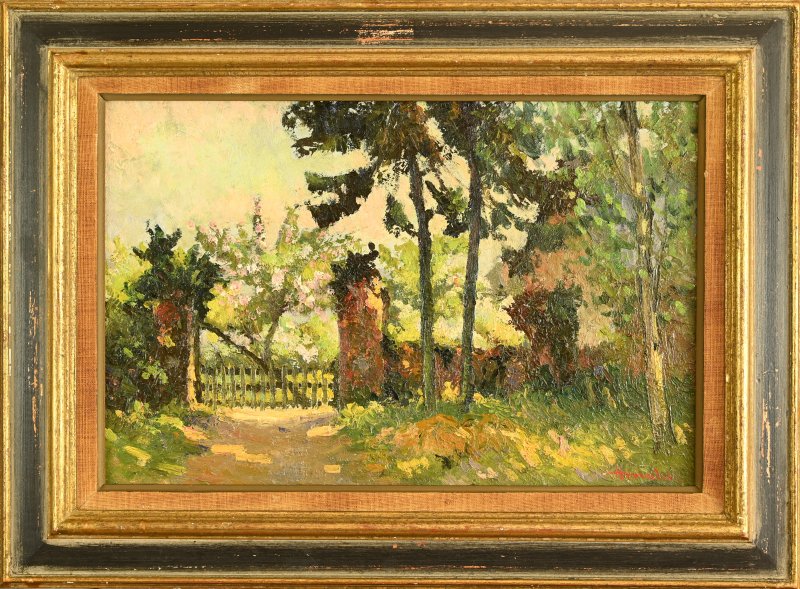 Malet Albert (1905-1986) :apple Trees In Bloom-photo-4